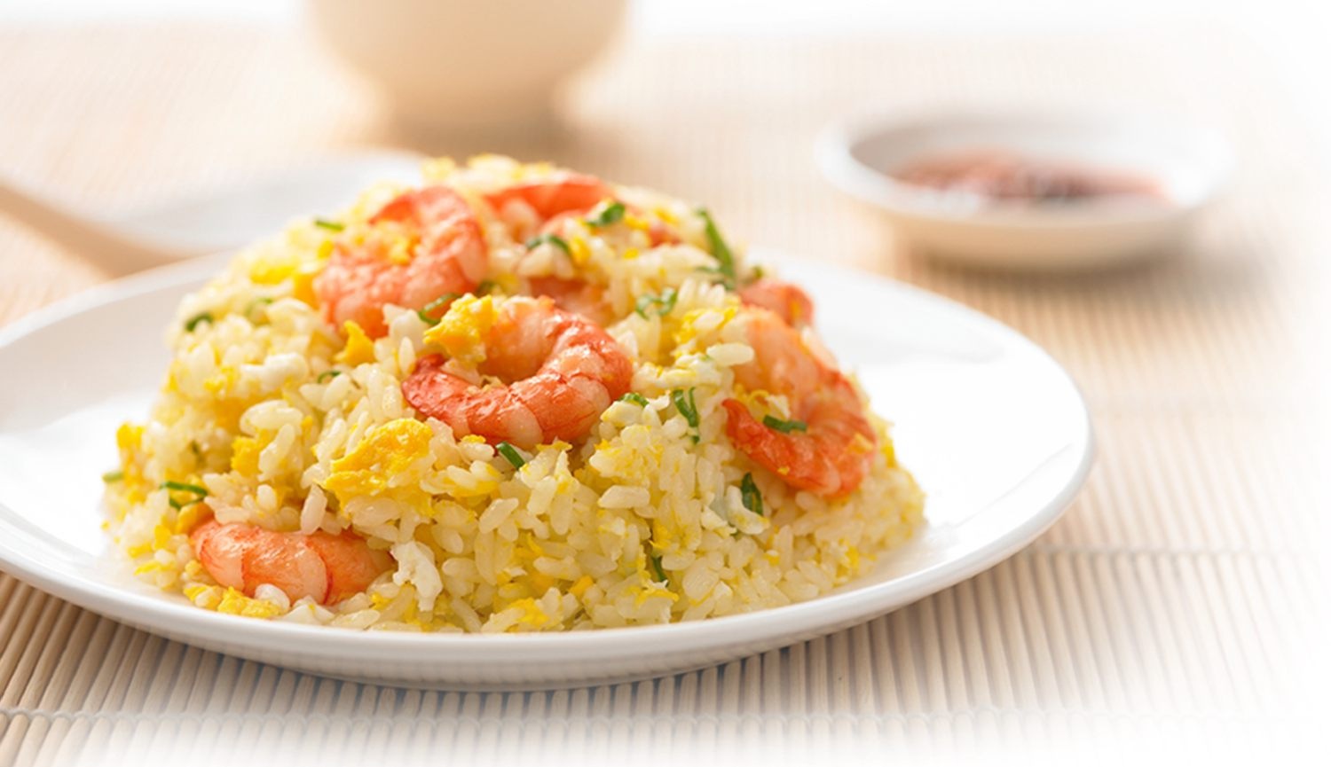 Fried Rice with Shrimp and Eggs